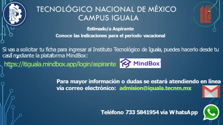 Aviso Fichas Vacaciones